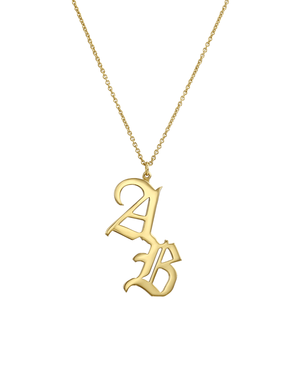 新品 HUF blackletter locket gold necklace | www.andreferes.com.br