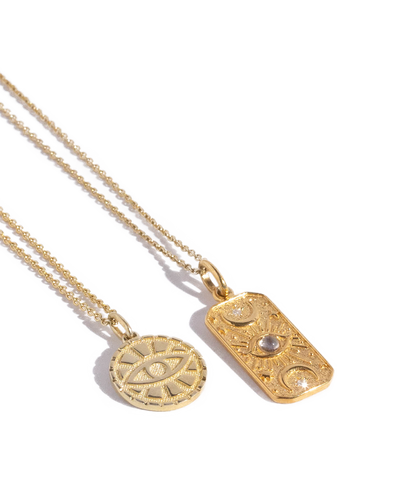 The Evil Eye Set -18K Yellow Gold Plated- The Adorned-
