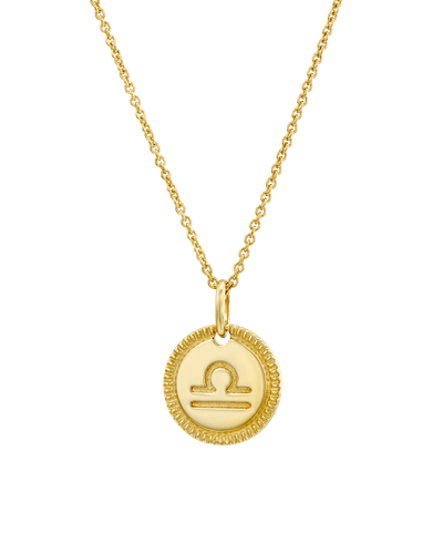 The Zodiac Medallion -18K Yellow Gold Plated- The Adorned-