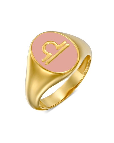 Zodiac Ring -18K Yellow Gold Plated- The Adorned-