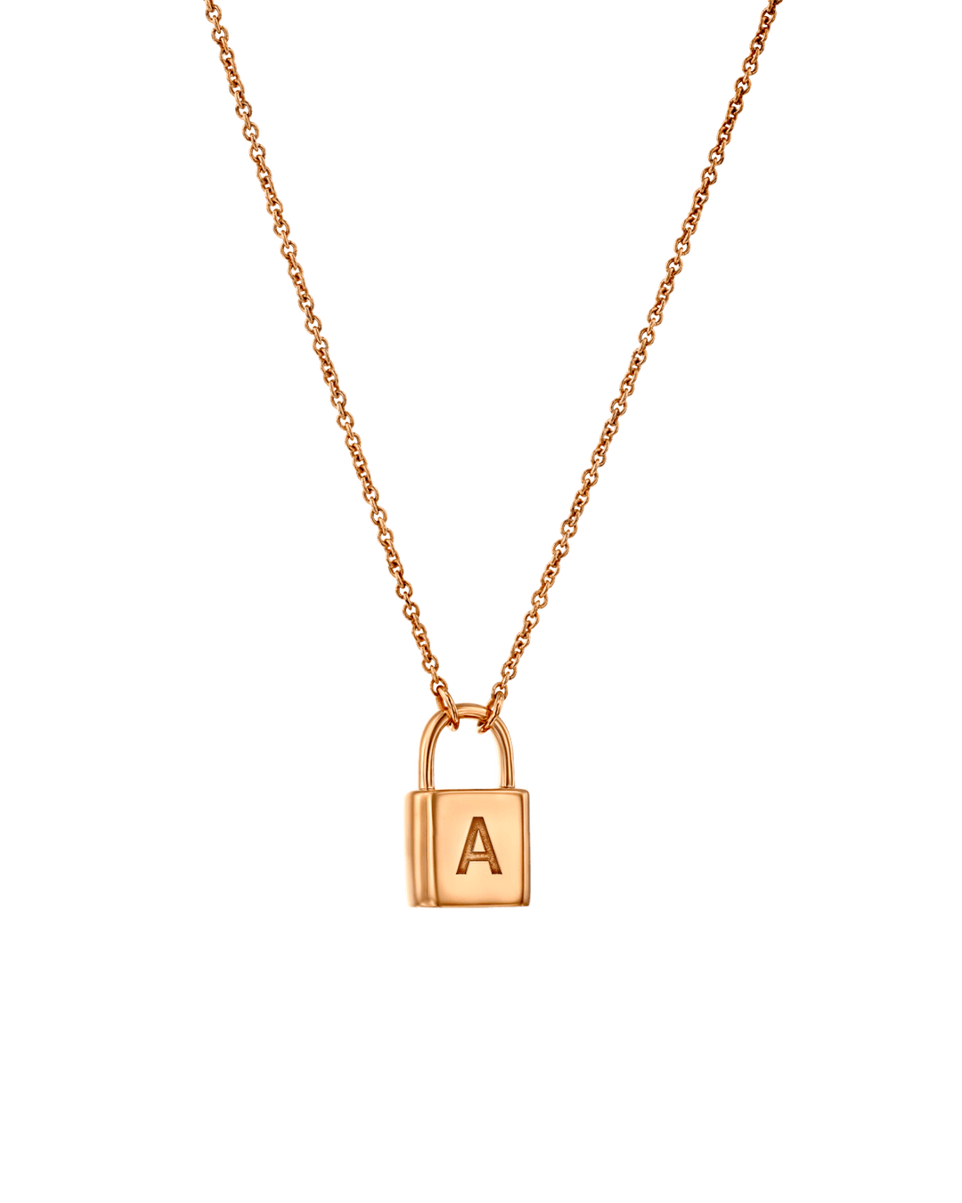 ◆GLOWNY◆ LOCK INITIAL NECKLACE GOLD GY24BJE002GD Amazon.com: MTMY Lock Initial Necklaces,14K Gold Plated
