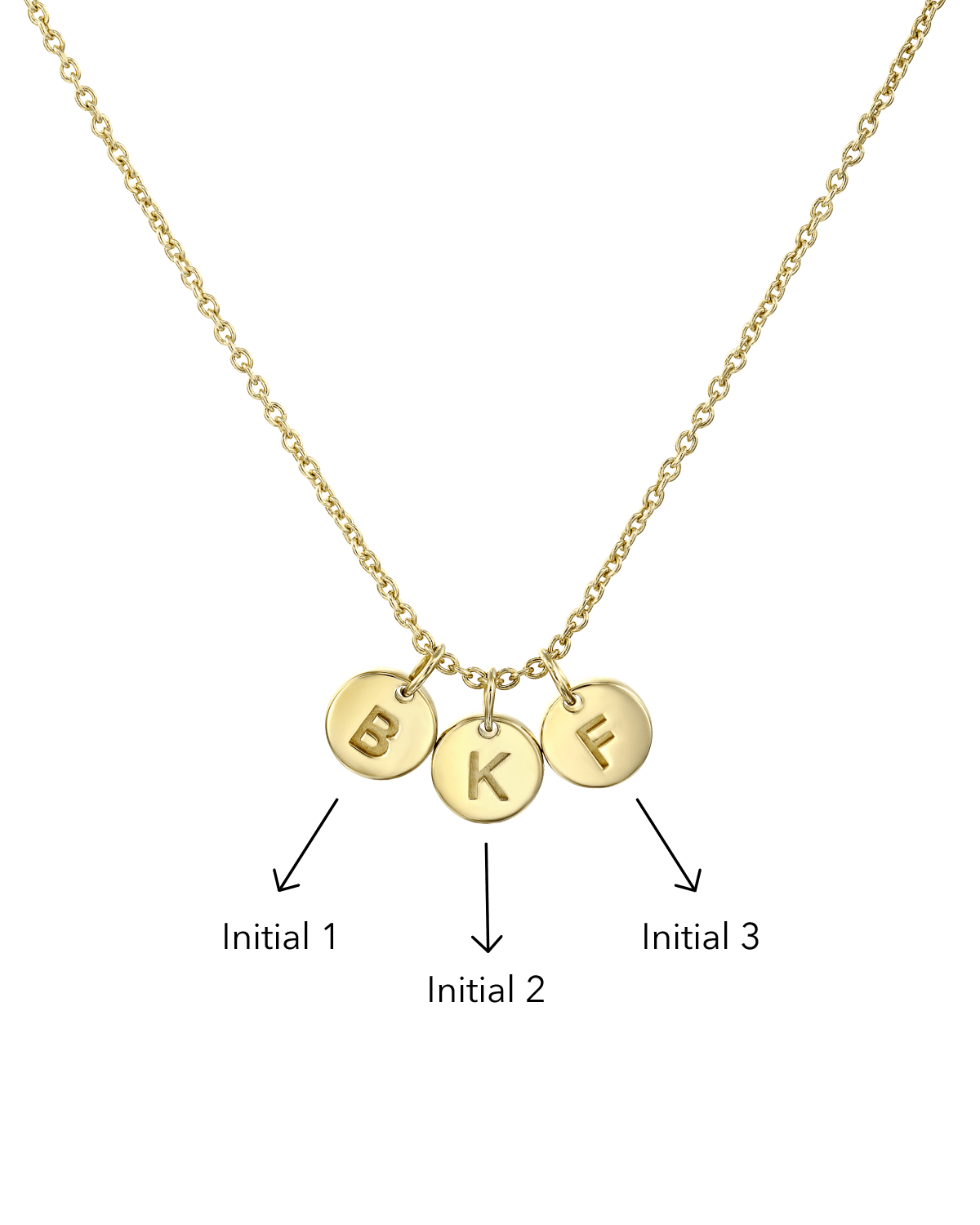 Olive's Overlapping Triple Letter Necklace – GNRTN